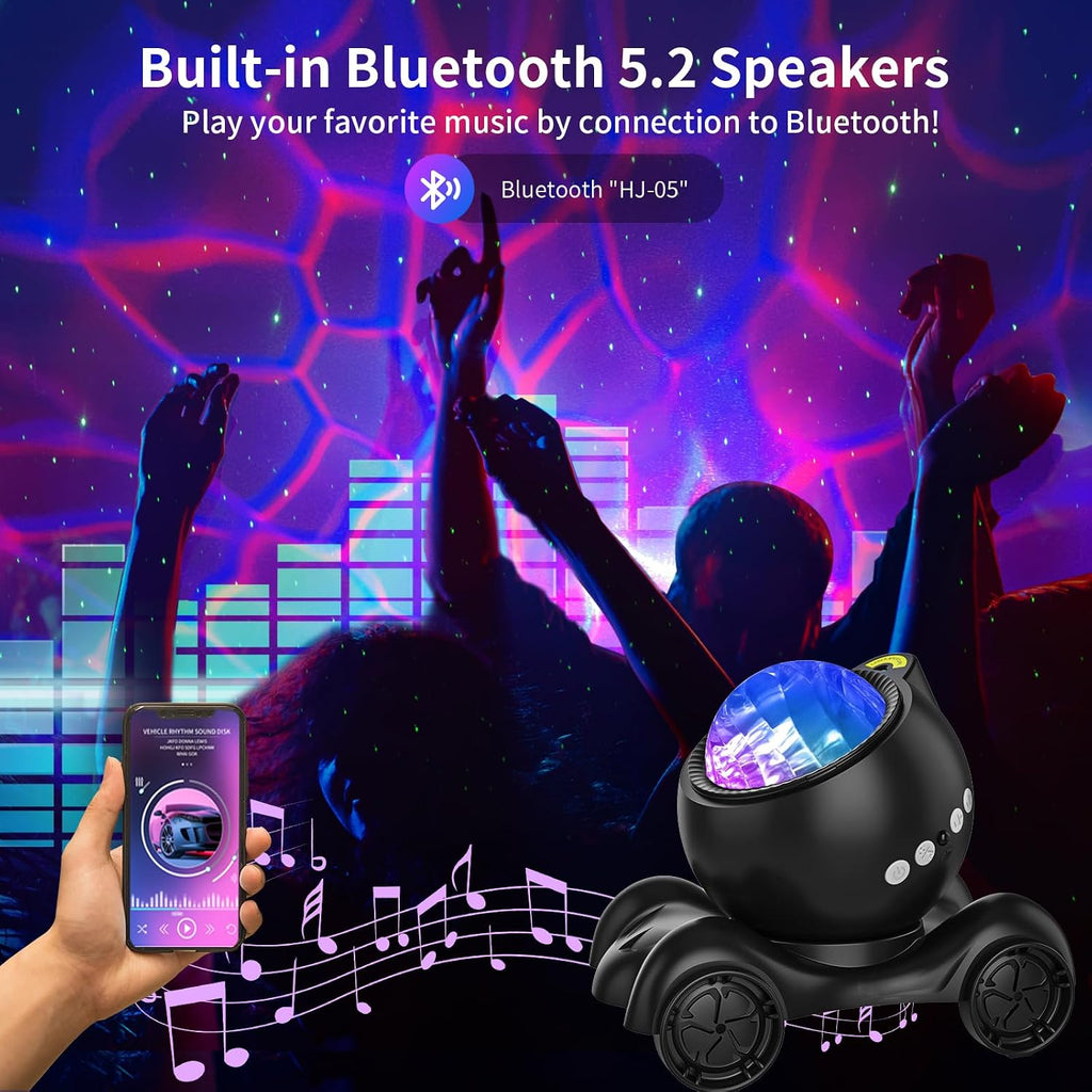 ENOKIK Star Projector, Galaxy Projector Built-in Bluetooth Speaker and 8 White Noise, Night Light for Kids Adults, Aurora Nebula Lamp for…