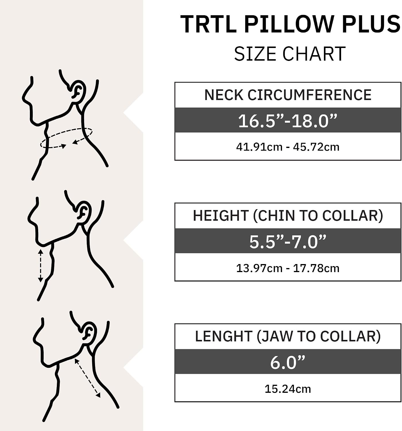 trtl Pillow Plus - Airplane Neck Pillow for Traveling - Height-Adjustable, Breathable Travel Pillow for Head and Neck Support While on…