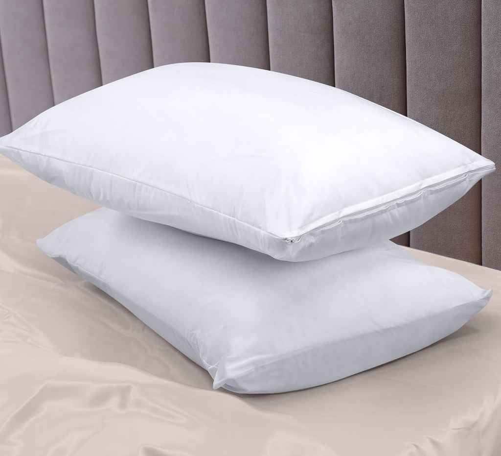 Utopiabedding Utopia Bedding 100% Waterproof Pillow Protectors with Zipper Standard Size (Set of 40), Bed Bug and Dust Mite Proof Zippered…