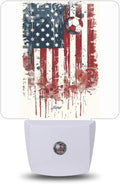 Night Light, Soccer American Flag Night Lights Plug into Wall for Bedroom Bathroom Hallway Kitchen, Dusk to Dawn Sensor Decorative Gift…