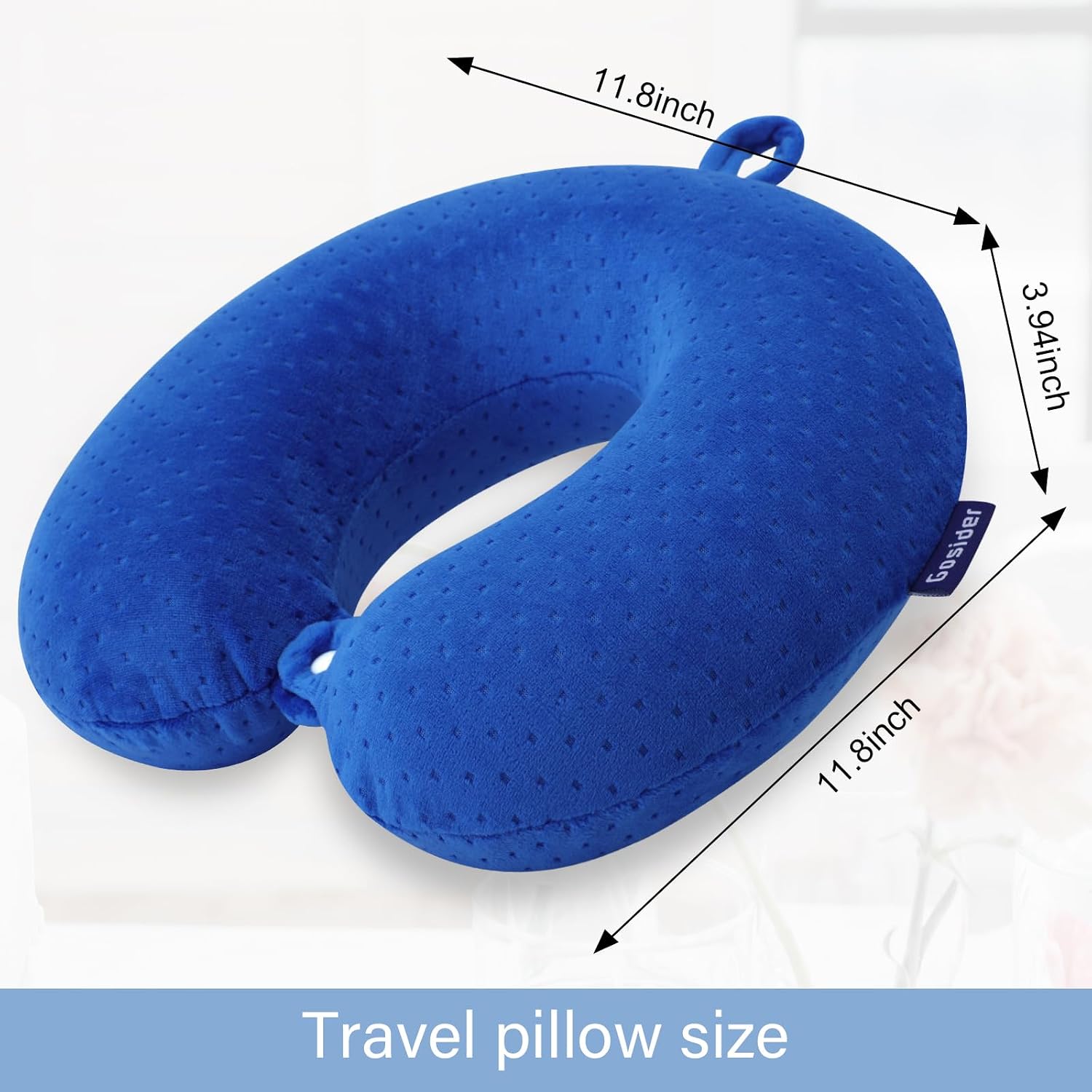 Gosider Neck Pillow for Travel Pillow Memory Foam U Shape Comfortable Travel Neck Pillow Head Neck Support Airplane Pillow for Traveling, C…