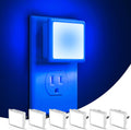 Llohasled L LOHAS LED Blue Night Lights Plug into Wall 6-Pack, 0.3W Plug in Night Light, Dusk to Dawn, Bright Nightlight Auto-On/Off, for A…