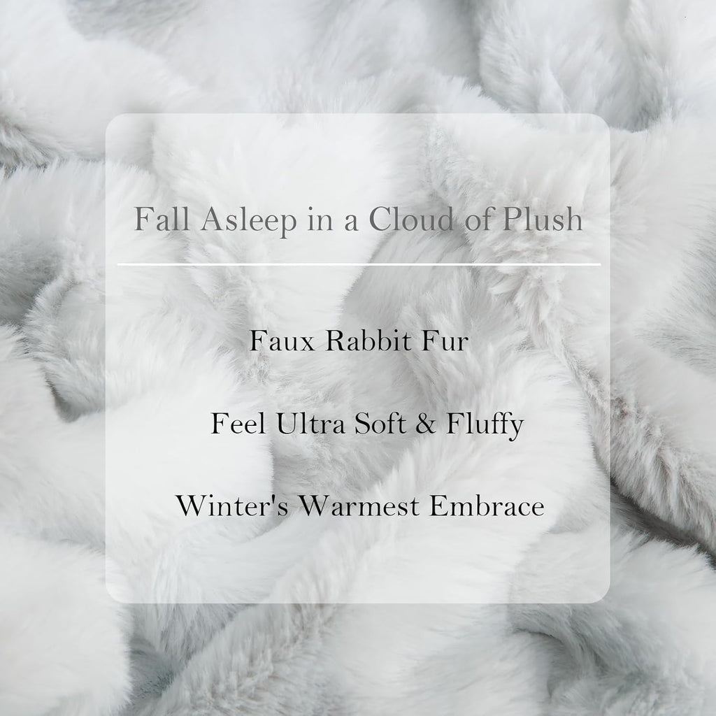 Chumerry Gray Fluffy Body Pillow Cover Faux Fur Pillowcase Extra Soft Fuzzy Plush Long Pillow Cover Gradient Gray Shaggy Body Pillow Case f…