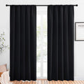 NICETOWN Black Out Window Curtains - Solid Home Decor Thermal Insulated Blackout Drapes for Bedroom, Privacy Assured Patio Window…