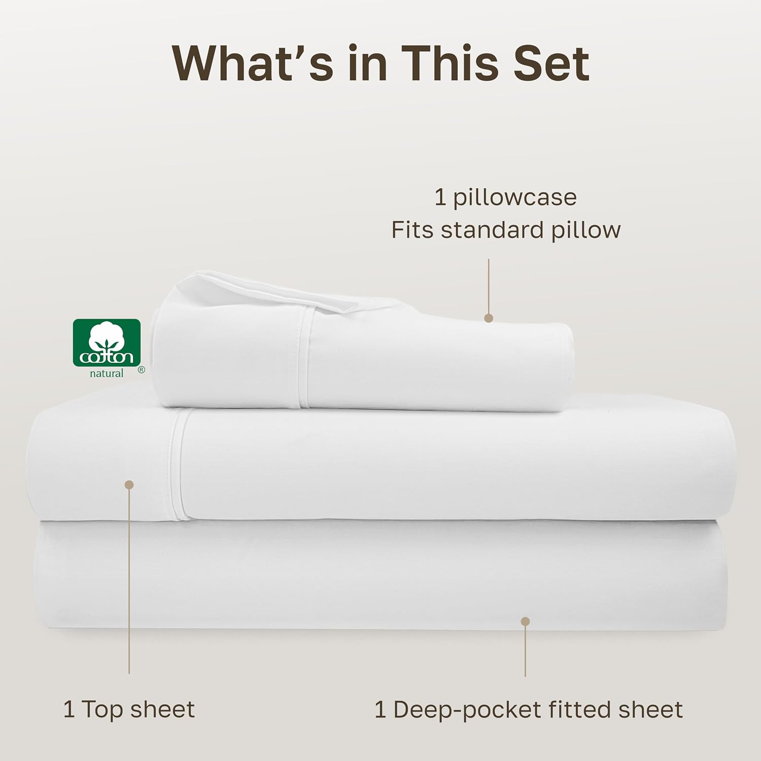 CaliforniaDesignDen California Design Den Soft 100% Cotton Twin Size Bed Sheets Set, 400 Thread Count Good Housekeeping Award Winner, Silky…