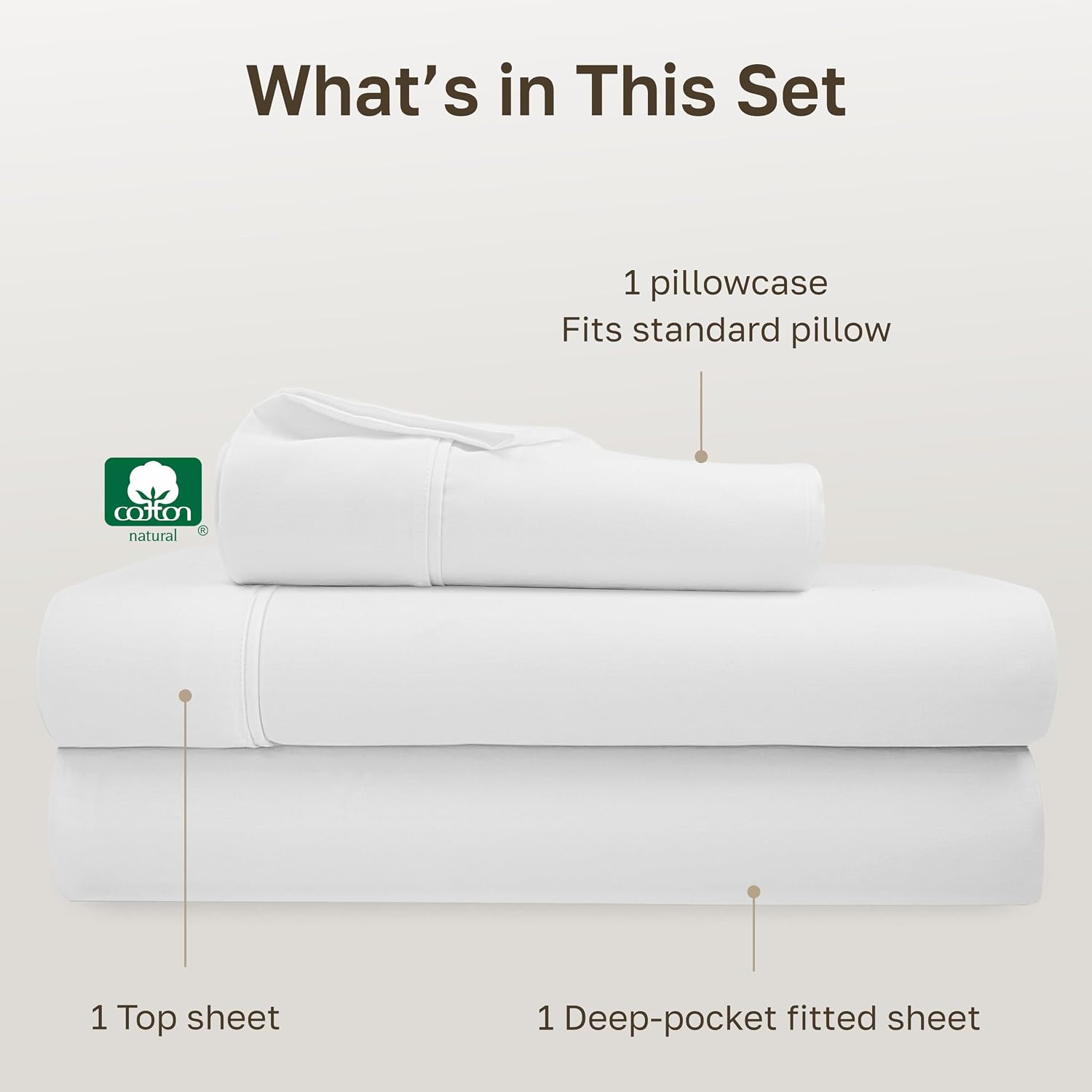 CaliforniaDesignDen California Design Den Soft 100% Cotton Twin XL Bed Sheets Set, 400 Thread Count Good Housekeeping Award Winner, Silky S…