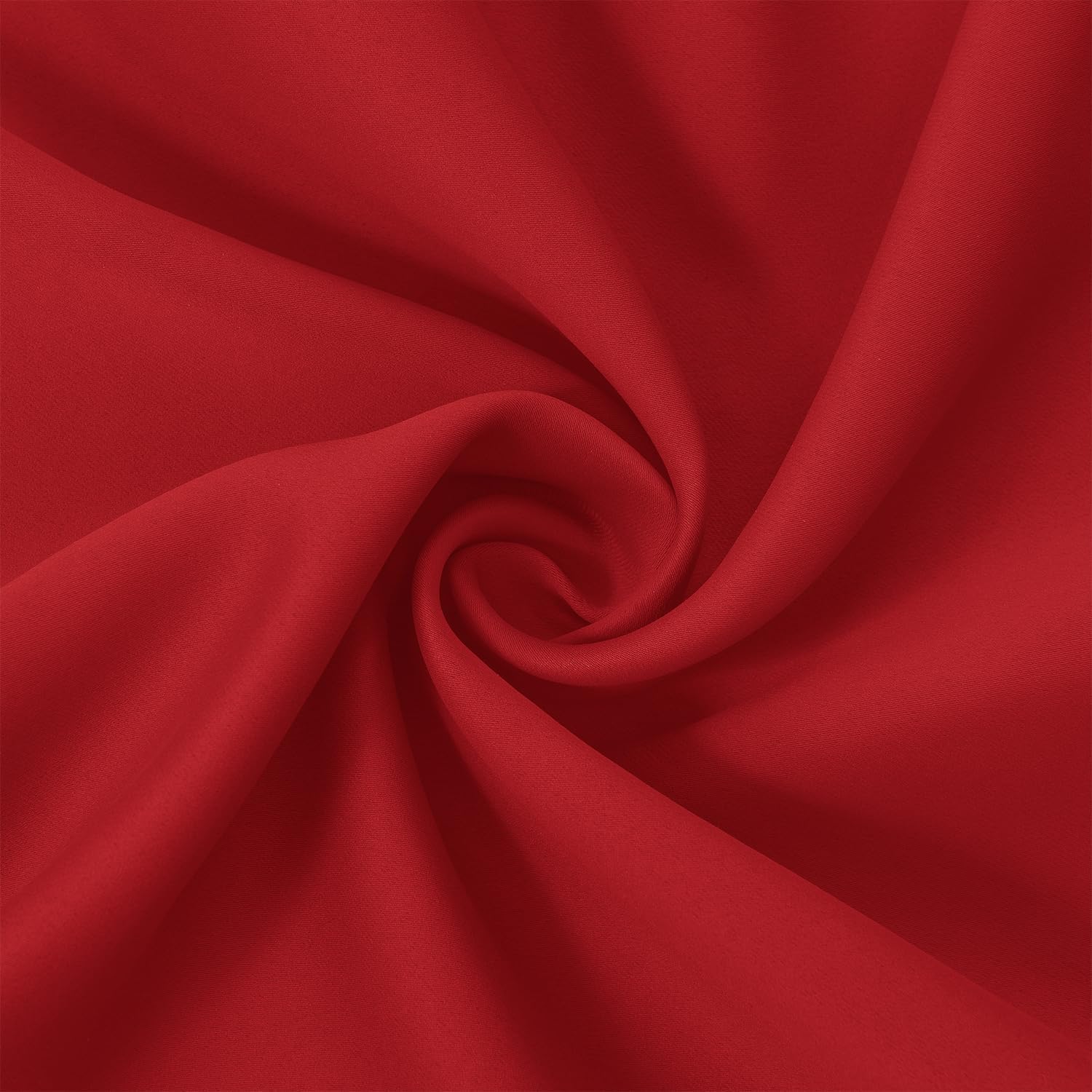 Lemomo Bright Red Blackout Curtains 52 x 63 Inch Length/Set of 2 Curtain Panels/Thermal Insulated Room Darkening Blackout Curtains for Bedr…