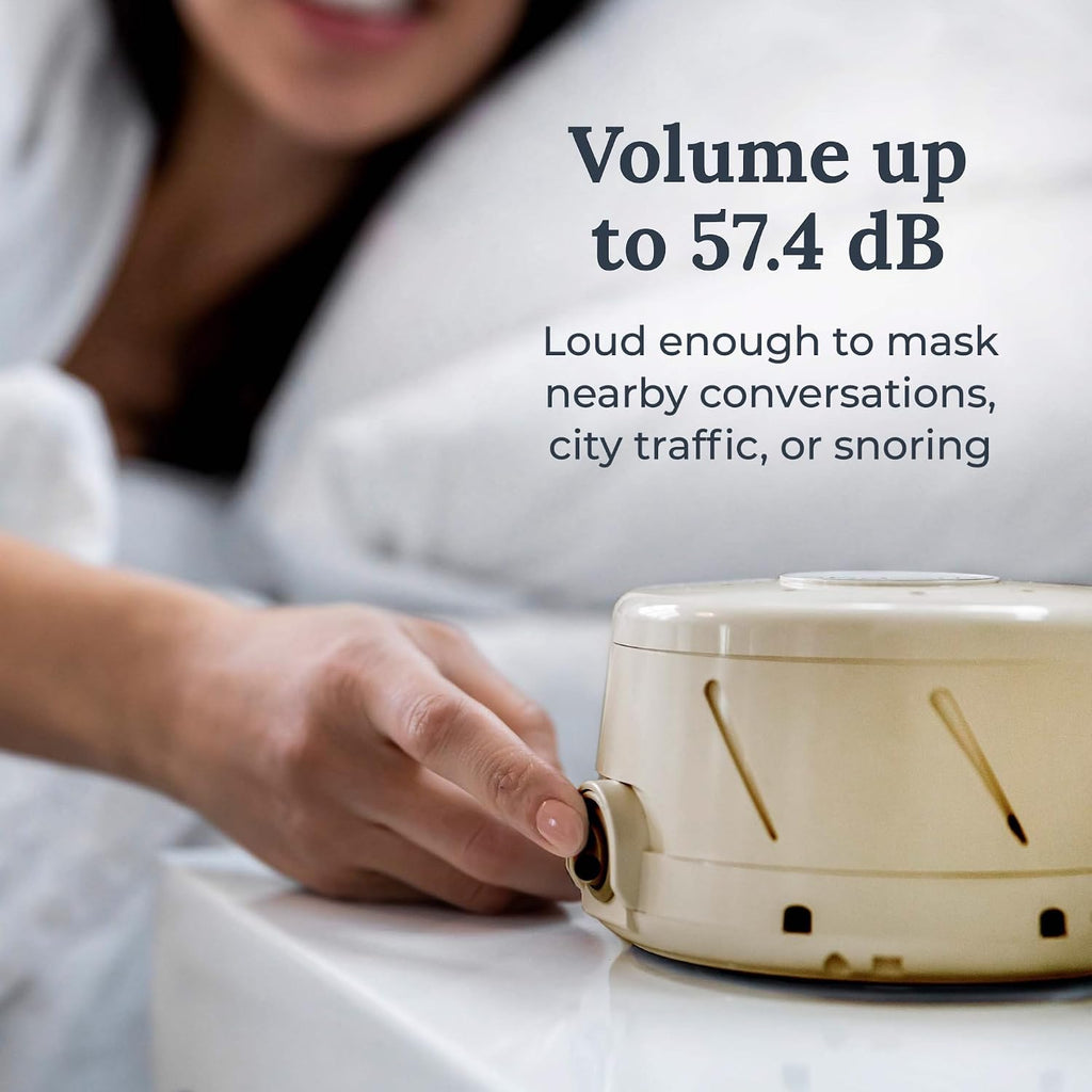 Yogasleep Dohm Classic (Tan) The Original White Noise Machine, Soothing Natural Sound from a Real Fan, Noise Cancelling for Office Privacy,…