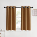 NICETOWN Window Curtains Blackout Drapes, 1 Pair, 34 by 40-inch, Gold Brown, Thermal Insulated Decorative Blackout Curtains/Draperies for…