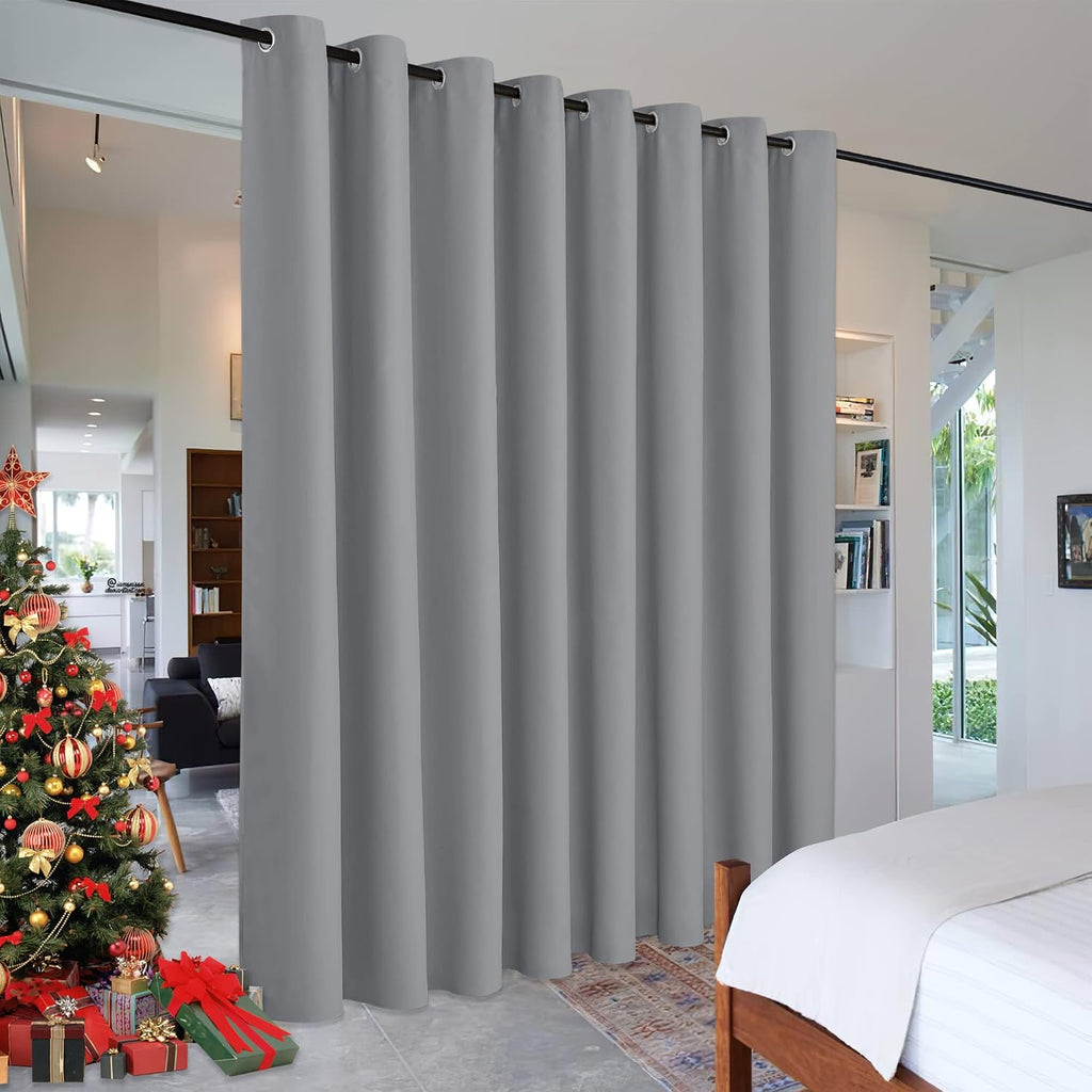 Rybhome RYB HOME Room Divider Curtains Blackout, Total Privacy Curtains Screen Partition, Noise Block & Thermal Insulated Drapes for Bedroo…