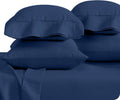 BareHome Bare Home Microfiber King Size Pillowcases - Dark Blue, 4 Pack, 20x40 4 Pack Blue