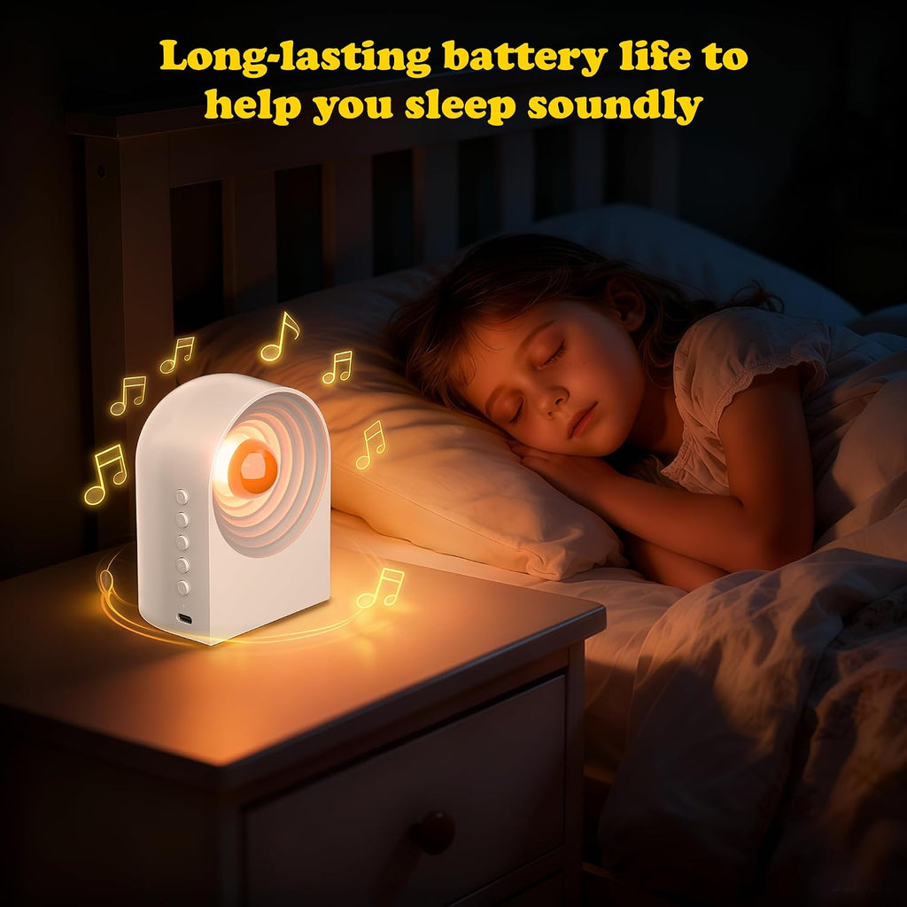 UNEEDE White Noise Sound Machine with Bluetooth Functionality, Night Light, Portable Bluetooth Speaker with Noise Canceling for Office &…
