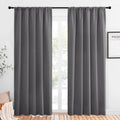 NICETOWN Blackout Curtain Panels for Window - Energy Efficient & Noise Reducing Thermal Insulated Rod Pocket Blackout Drapes/Draperies…
