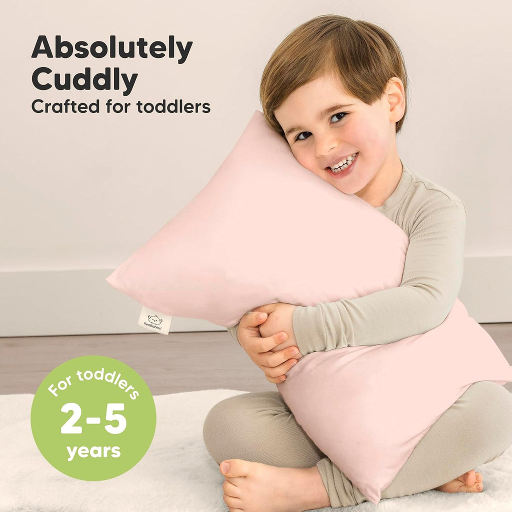 KeaBabies Toddler Pillow with Pillowcase - 13x18 My Little Cuddly Kids Travel Pillows for Sleeping, Nap, Viscose from Bamboo Nursery…