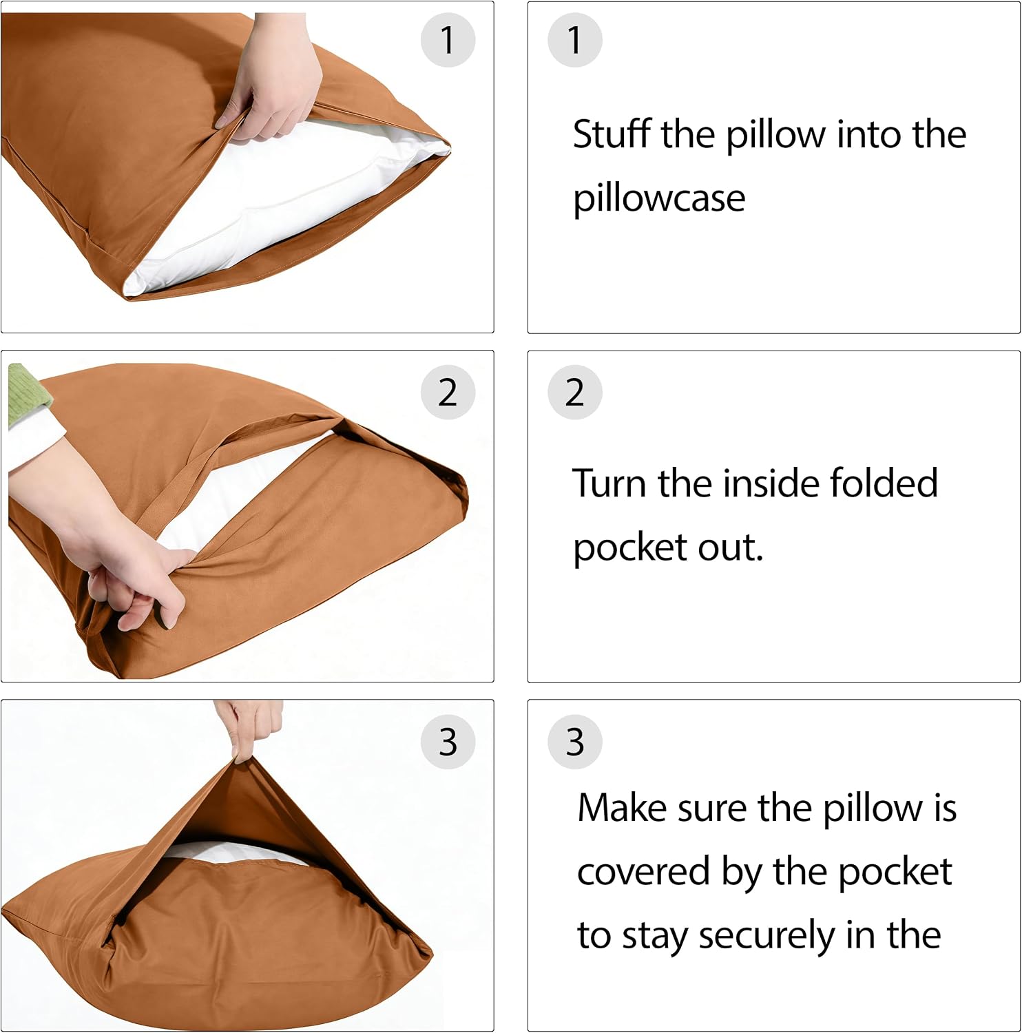 Simple&Opulence 100% Linen Pillowcases Basic Style Solid Color Set of 2, King Size Stone Washed Flax Pillow Cover Envelope Closure…