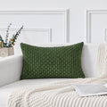 KevinTextile Kevin Textile Spring 14x22 Inch Pillow Cover 1 Pack Boho Decorative Soft Striped Corduroy Lumbar Farmhouse Solid Color Accent…