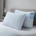 Cotelovo Shredded Memory Foam Soft Bamboo Viscose Pillows Adjustable Hypoallergenic Hotel Quality Bed Pillows for Side, Back and Stomach…