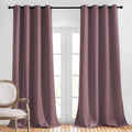 Nicetown Living Room Curtains 95 inches Long - Sound Reducing Grommet Thermal Insulated Cold Blocking Romantic Blackout Window Treatments f…