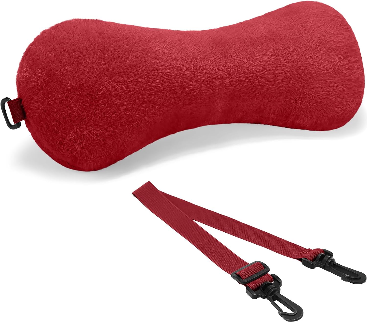 Colingmill 1 Pc Neck Pillow for Recliner Headrest Pillow Bone Shaped Chair Plush with Adjustable Strap Neck Support and Curve Head Cushion…