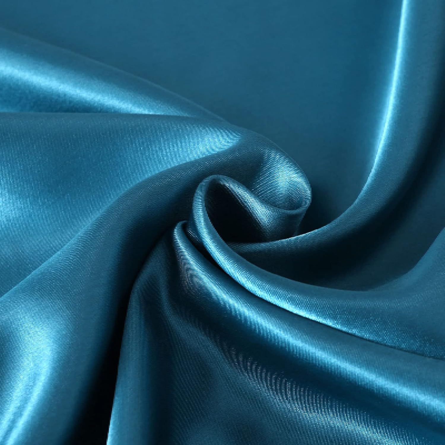 Lcbd Satin Body Pillow Case for Hair and Skin, Teal Silk Satin Body Pillowcase Cover, 20x54 Body Cooling Pillow Cover with Envelope Closure…