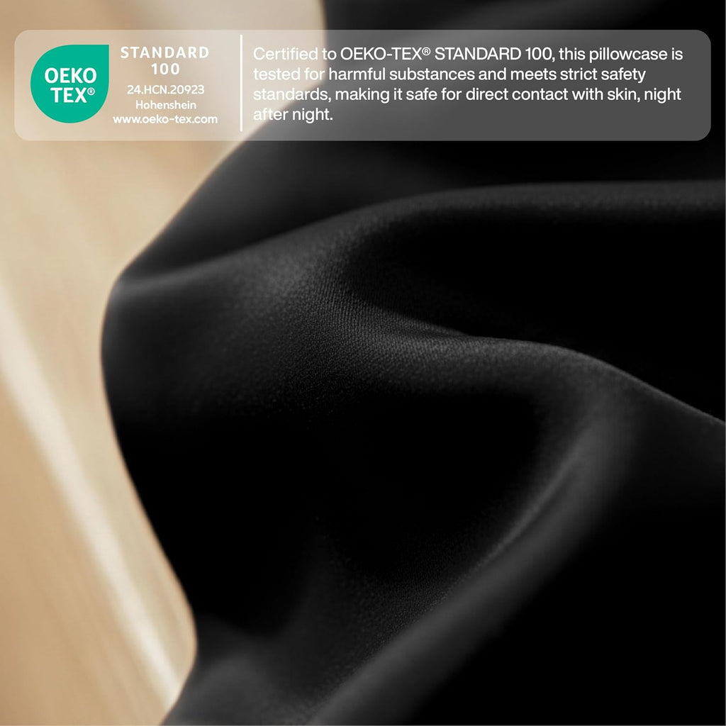 Queensbay Standard Pillow Cases Set of 2, Microfiber Cooling Pillowcases, Soft Breathable Envelope Closure Pillow Covers, Wrinkle Free Easy…