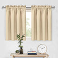 DWCN Blackout Curtains for Living Room Thermal Insulated, Energy Saving & Noise Reducing Bedroom Curtains, Beige, W 52x L 36 Inch, Set of…