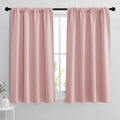 Rybhome RYB HOME Short Window Curtains for Kitchen, Room Darkening Rod Pocket Drapes Decorative Privcay Backdrops Thermal Shades for Home O…