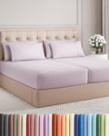 Split King 7 Piece Sheet Set - Comfy, Breathable & Cooling - Hotel Luxury Bedding for Women, Men, Kids, Teens and Children - 1 Flat & 2…