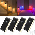 WILLED Stair Lights Indoor Rechargeable, RGB & Warm White Color Changing Night Light, Wireless Motion Sensor Lights Indoor for…
