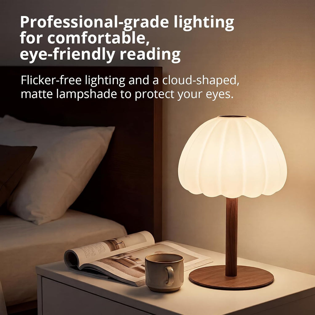 Hifree Rechargeable Waterproof Shower Lamp, IP65 Cordless Touch Dimmable Small Desk Light for Inside Shower, 4500mAh Battery Operated…