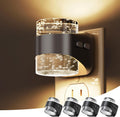Llohasled L LOHAS LED Night Light, 4 Pack 3000K Bubble Night Lights Plug into Wall, Acrylic Night Lights with Light Sensor, Adjustable Brig…