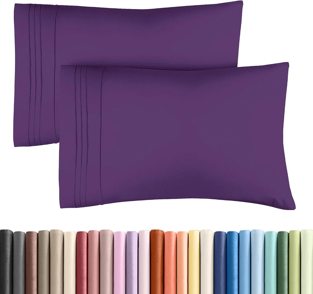 Standard Pillow Cases Set of 2 - Ultra-Soft Hotel Quality Pillowcase Covers - Comfy & Wrinkle Free - Stain and Fade Resistant - Machine…