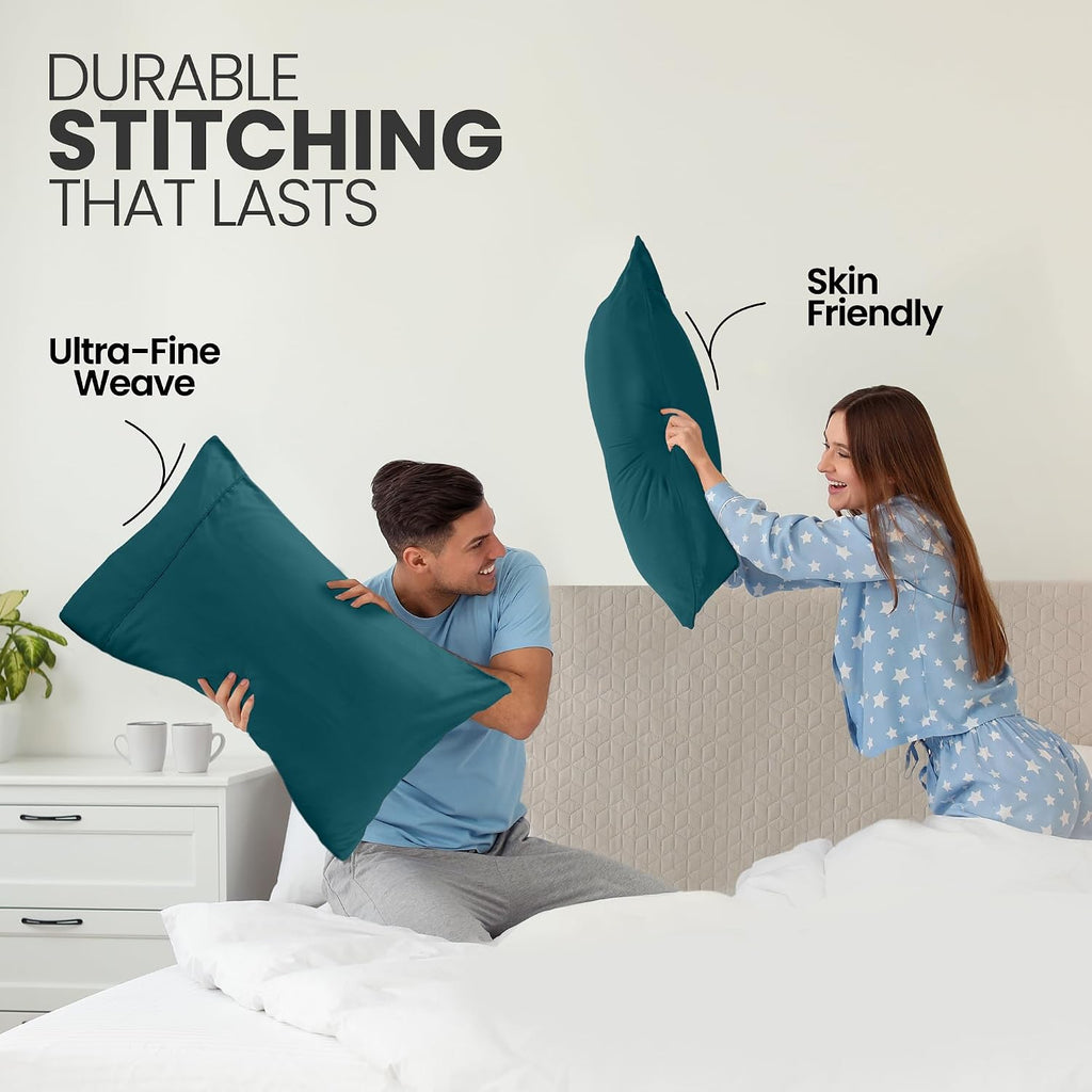 Utopiabedding Utopia Bedding Pillow Cases King Size 2-Pack – Soft Brushed Microfiber – Envelope Closure – Perfect for Hospitals, Hotels, Gu…