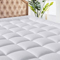 Matbeby Full Size Mattress Pad - Cooling Breathable Mattress Topper, Quilted Fitted Mattress Protector, Pillow Top Mattress Cover with 8-21…