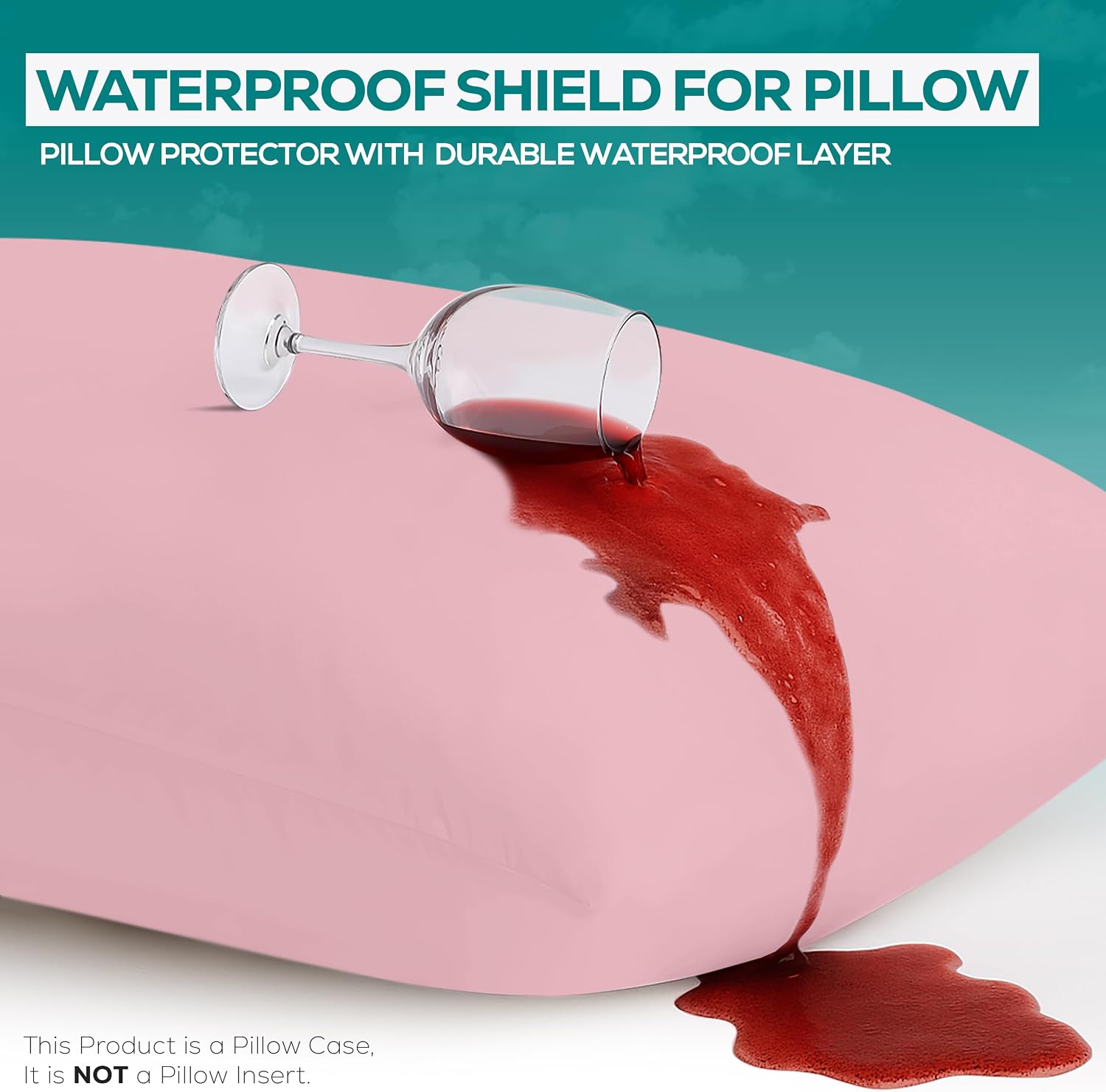Utopiabedding Utopia Bedding 100% Waterproof Pillow Protectors with Zipper King Size (Set of 2), Bed Bug and Dust Mite Proof Zippered Pillo…