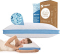 Nappler Side and Back Sleeper Pillow for Neck and Shoulder - Shredded Memory Foam Bed Pillow for Sleeping - 100% Adjustable Fill - Standard…