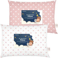 KeaBabies 2-Pack Toddler Pillows 2 Year Old to 5-13x18 Soft Organic Cotton Kids Pillow for Sleeping, Travel, School, Daycare, Nap…