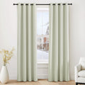 NICETOWN Farmhouse Blackout Curtains 84 Inch Length for Living Room, Grommet Thermal Insulated Window Treatment Drapes for Bedroom, Light…