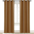 NICETOWN Window Curtain Blackout Drape Panel 3 Pass Microfiber Noise Reducing Thermal Insulated Window Drapery with Grommet (Single…