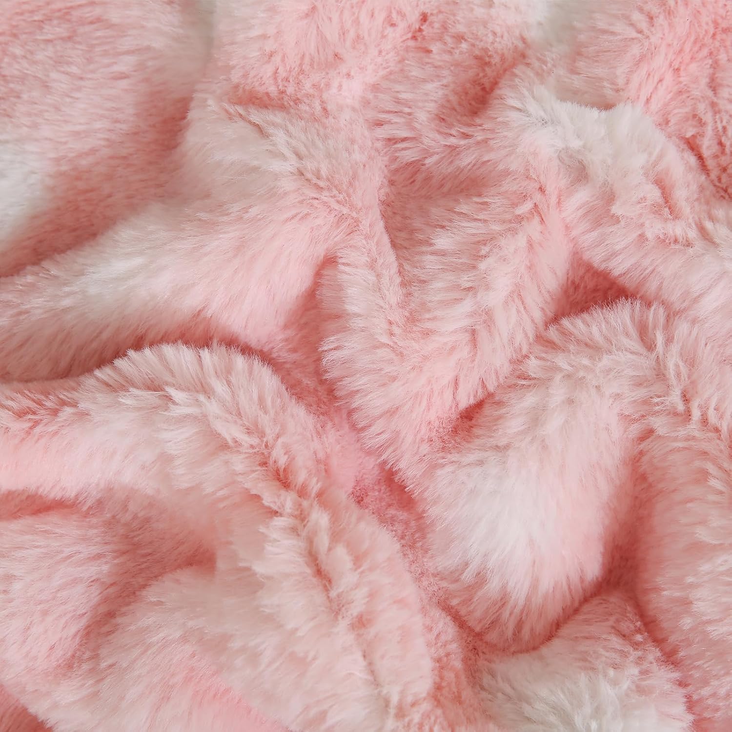 Chumerry Pink Fluffy Body Pillow Cover Faux Fur Pillowcase Extra Soft Fuzzy Plush Long Pillow Cover Gradient Pink Shaggy Body Pillow Case f…