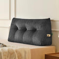 Z-Hom Large Headboard Pillow Twin, NO ROLL Pillow, Wedge Pillow Headboard for Sitting Up in Bed, Backrest Support Triangular Cushion for Re…