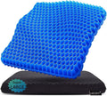 Helishy Gel Seat Cushion for Long Sitting Pressure Relief (Super Large & Thick) - Non-Slip Gel Chair Cushion for Back, Sciatica, Tailbone - S…