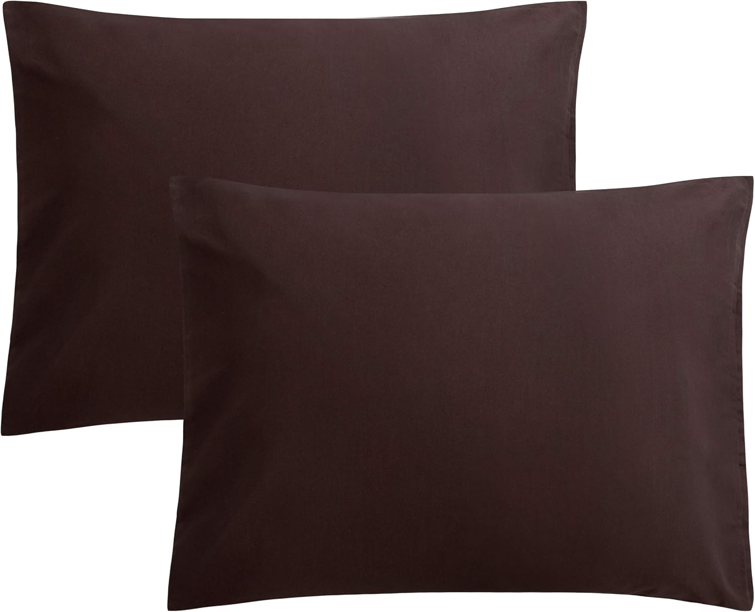 FLXXIE Pillow Cases Standard Size, Soft Microfiber Pillow Covers with Envelope Closure, Wrinkle, Stain Resistant Pillowcases, 2 Piece…