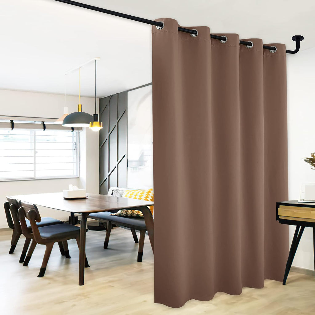 NICETOWN Blackout Blinds for Patio Door, Sliding Door Insulated Blackout Curtains, Extra Wide Curtain with Grommet Top for…