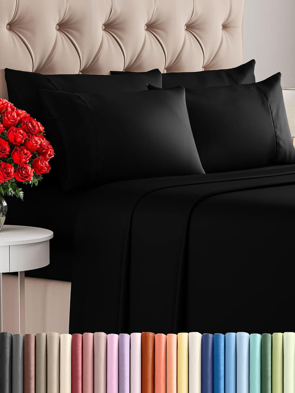 King 6 Piece Sheet Set - Comfy, Breathable & Cooling - Soft Hotel Luxury Bedding for Women, Men, Kids, Teens & Children - 1 Flat & 1…