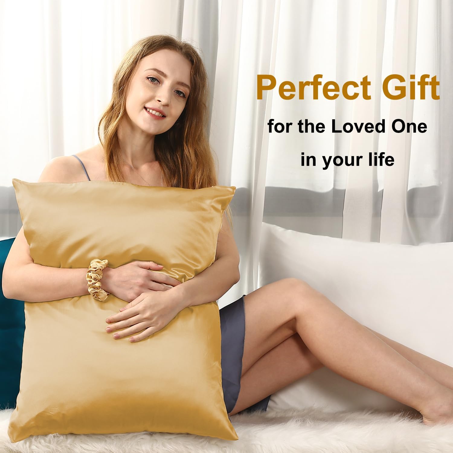 Ravmix Silk Pillow Cases with Zipper, 21momme Mulberry Silk Pillowcase for Hair Skin everyday comfort, Soft Smooth Breathable Cool Pillow…