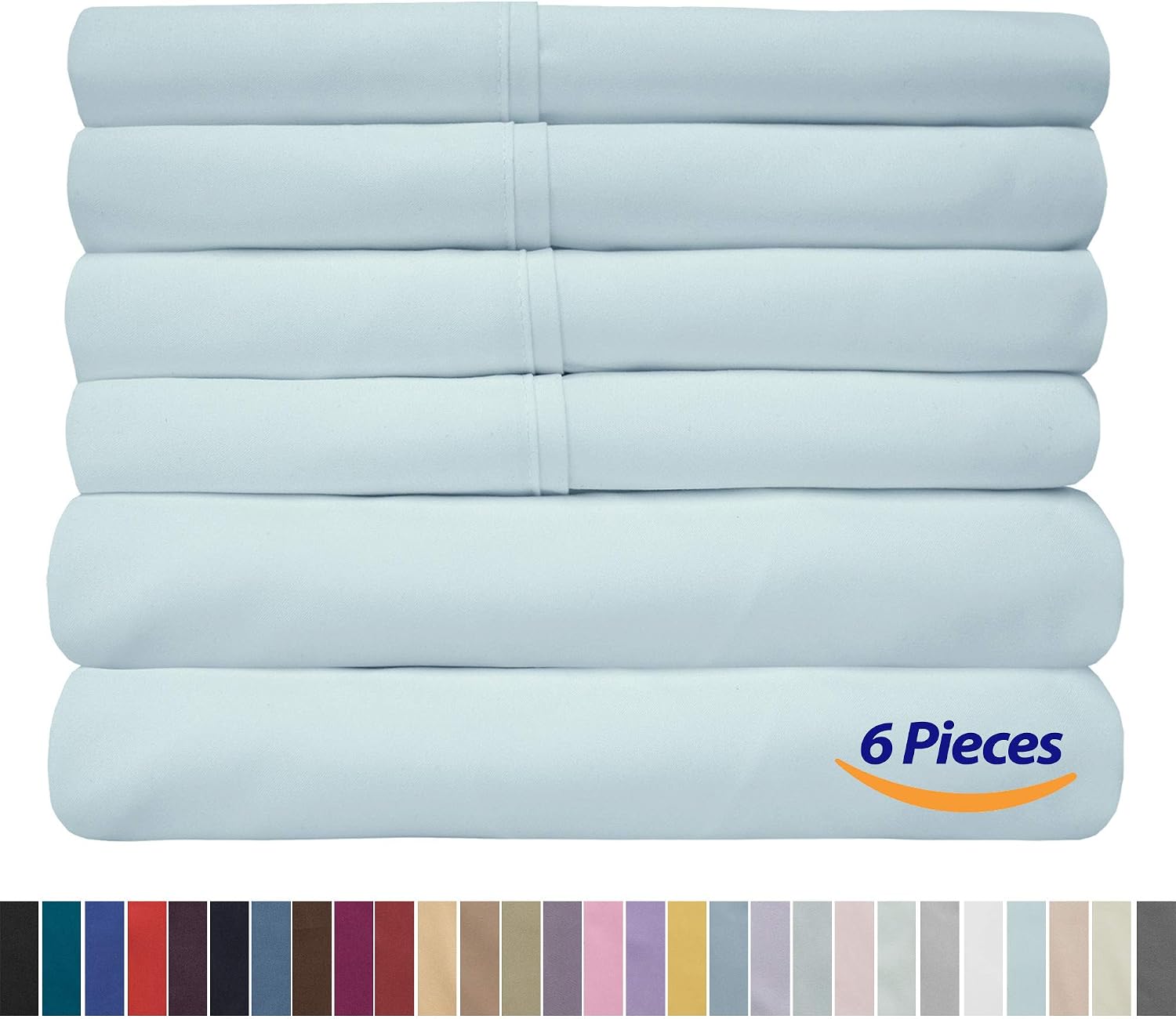 Twin Size Bed Sheets - 4 Piece 1500 Supreme Collection Fine Brushed Microfiber Deep Pocket Twin Sheet Set Bedding - 1 EXTRA PILLOW CASES…