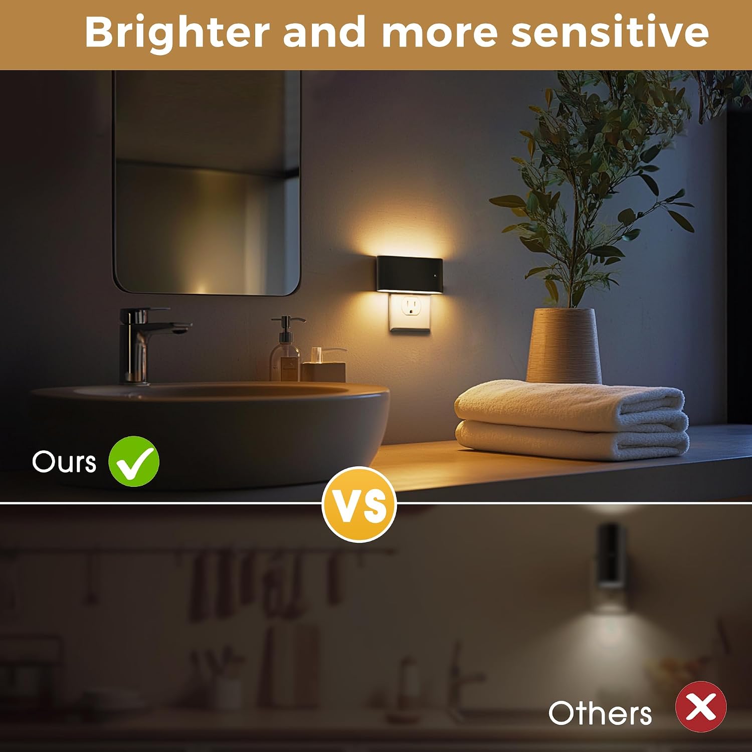 Llohasled L LOHAS LED Night Light, Dimmable Modern LED Night Lights Plug into Wall, Dusk to Dawn Sensor Night Lights for Kid, 0-100LM 3000K…