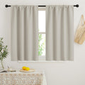 Rybhome RYB HOME Short Curtains for Bedroom, Room Darkening Insulated Summer Heat Light UV Blocking Energy Saving Drapes for Nursery, Width…