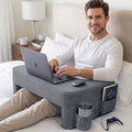 Septsun 26" Extra Wide Lap Desk Pillow - Gaming Reading Pillow & Laptop Lap Desk w/Ergonomic Arm Elbow Support for WFH, Bed, Couch, Floor…